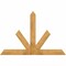 Ekena Millwork Saratoga Rough Sawn Timber Gable Bracket, Western Red Cedar, 72"W x 48"H x 2"D x 6"F, 16/12 Pitch GBW072X48X0206SAR00RWR - alternate 1